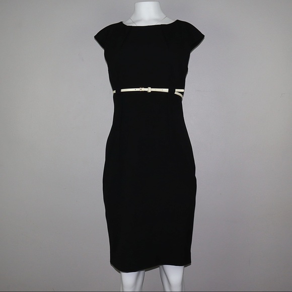 Calvin Klein Dresses & Skirts - Calvin Klein Black Belted Pencil Dress